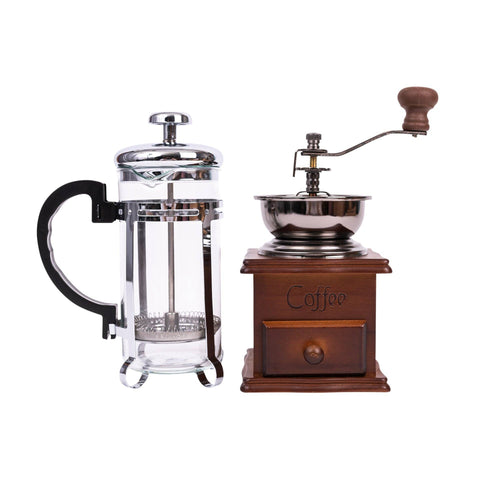 Personalized Coffee Grinder & French Press Gift Set