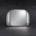Custom Engraved Stainless Steel Signet Ring