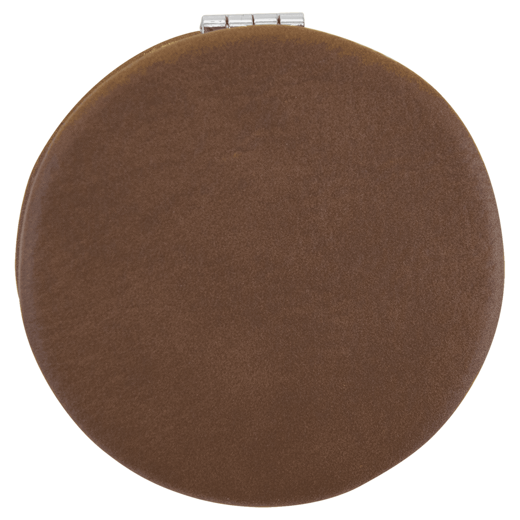 Personalized Compact Mirror – Custom Engraved Leatherette Pocket Mirror with Monogram, Name, or Logo