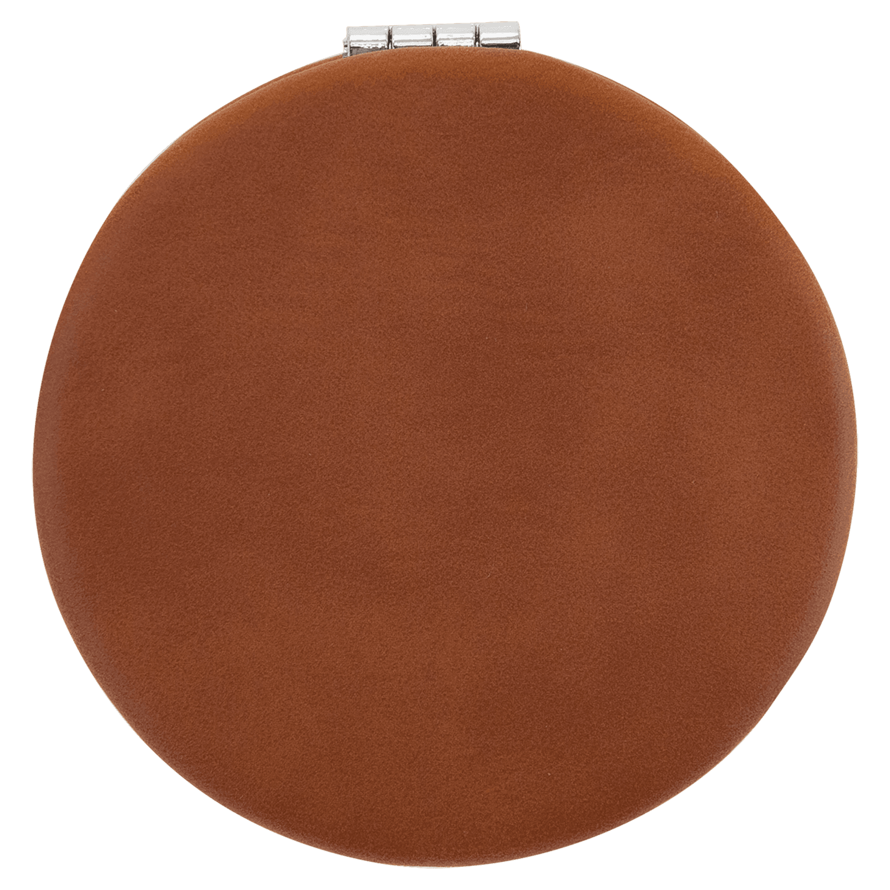 Personalized Compact Mirror – Custom Engraved Leatherette Pocket Mirror with Monogram, Name, or Logo