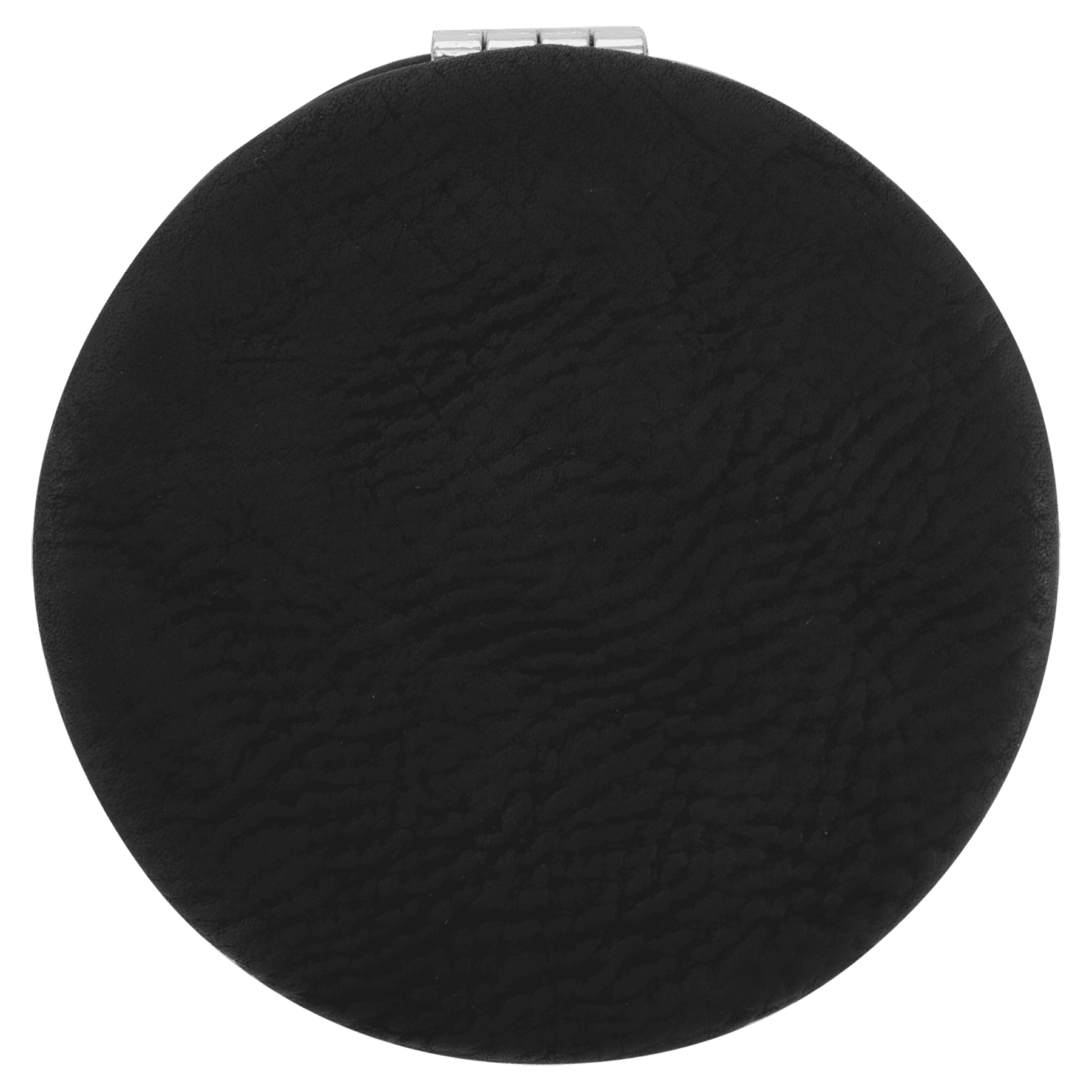 Personalized Compact Mirror – Custom Engraved Leatherette Pocket Mirror with Monogram, Name, or Logo