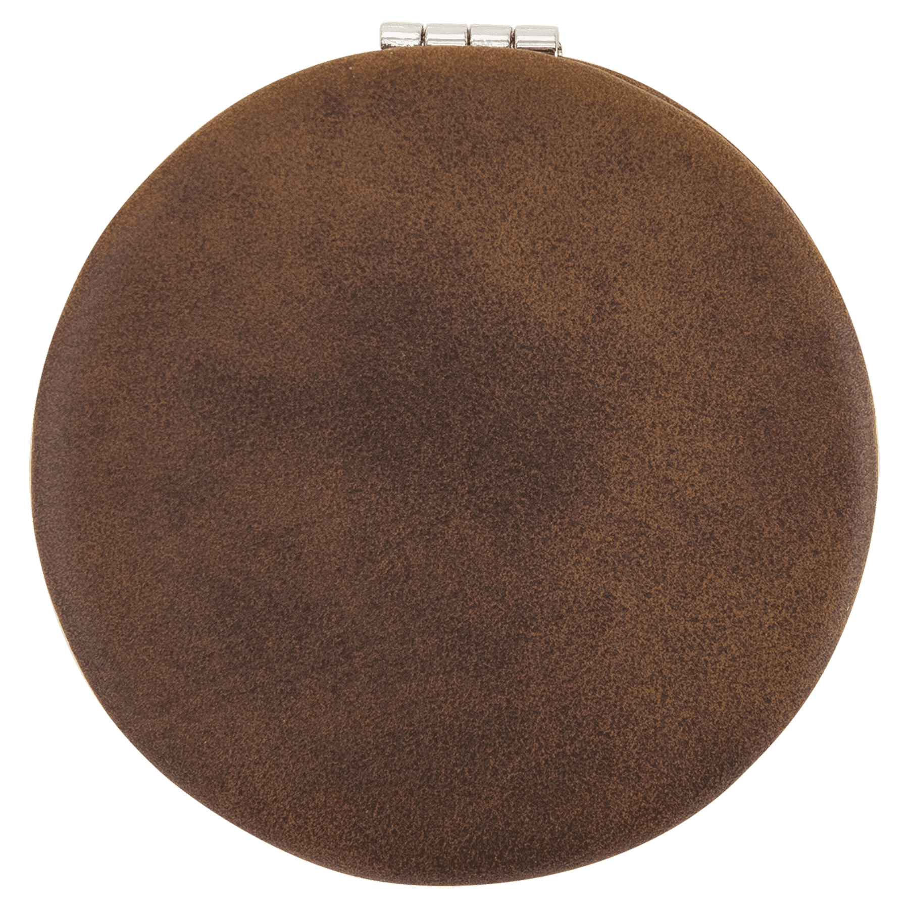 Personalized Compact Mirror – Custom Engraved Leatherette Pocket Mirror with Monogram, Name, or Logo