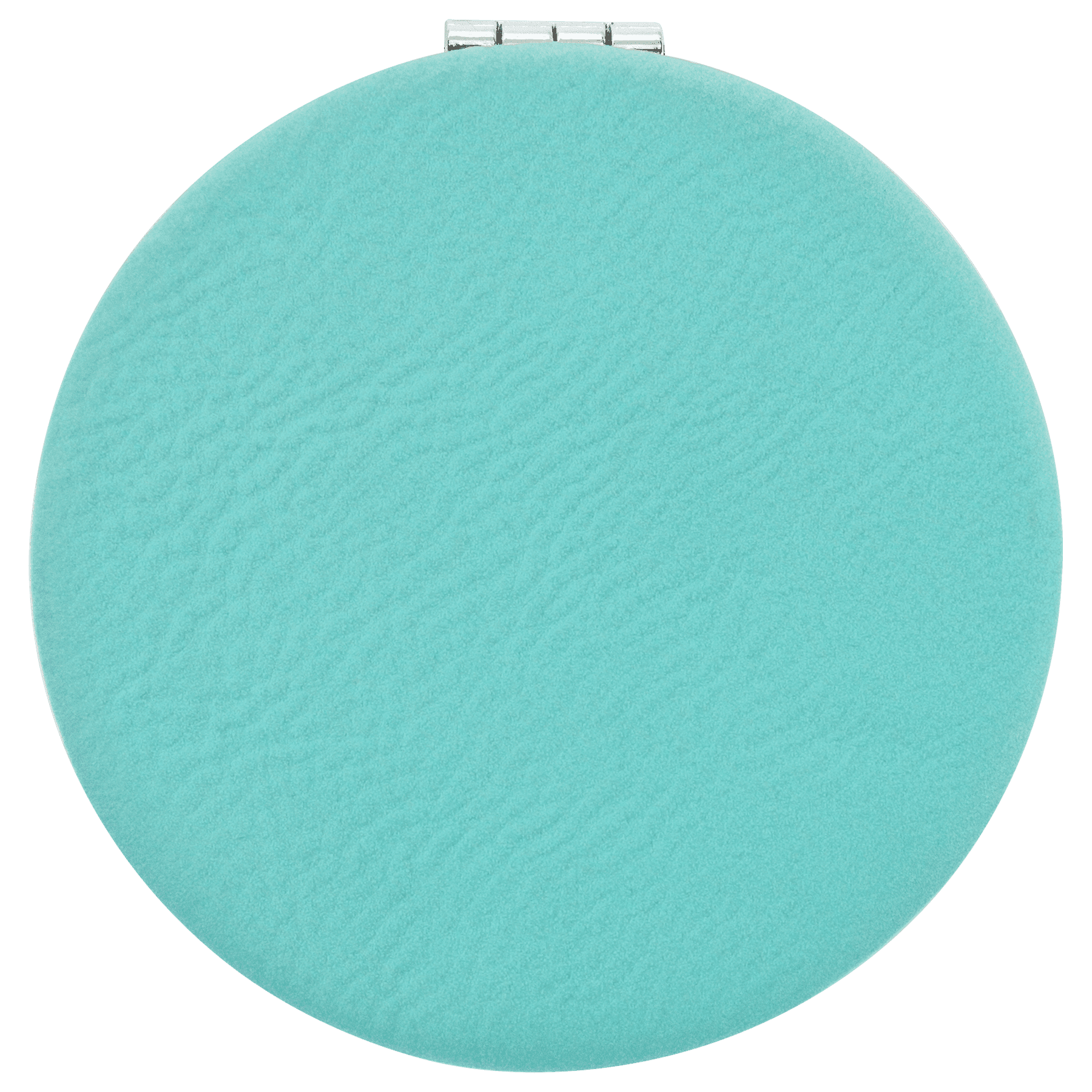 Personalized Compact Mirror – Custom Engraved Leatherette Pocket Mirror with Monogram, Name, or Logo