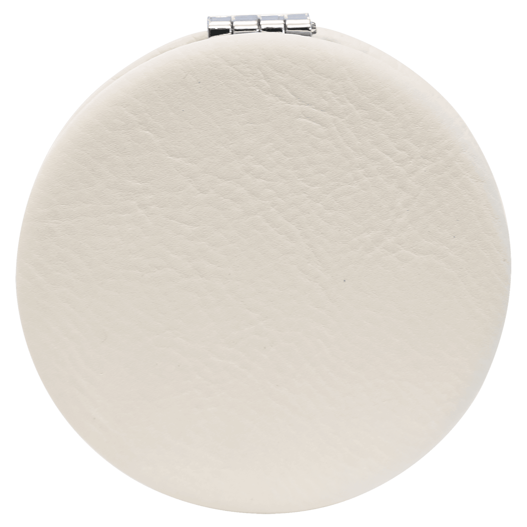 Personalized Compact Mirror – Custom Engraved Leatherette Pocket Mirror with Monogram, Name, or Logo