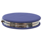 Personalized Compact Mirror – Custom Engraved Leatherette Pocket Mirror with Monogram, Name, or Logo