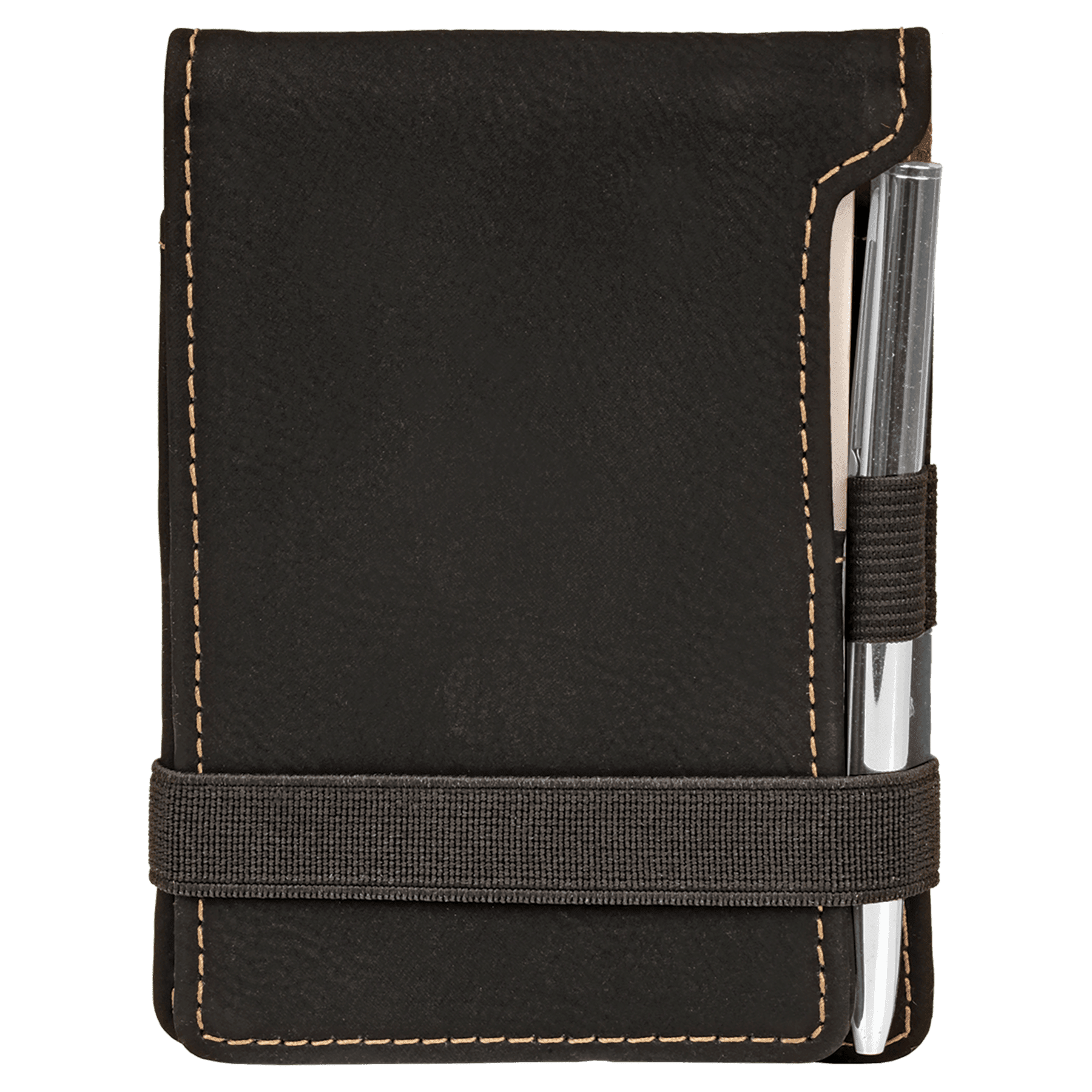 Custom Leather Pocket Notepad With Pen (reloadable)