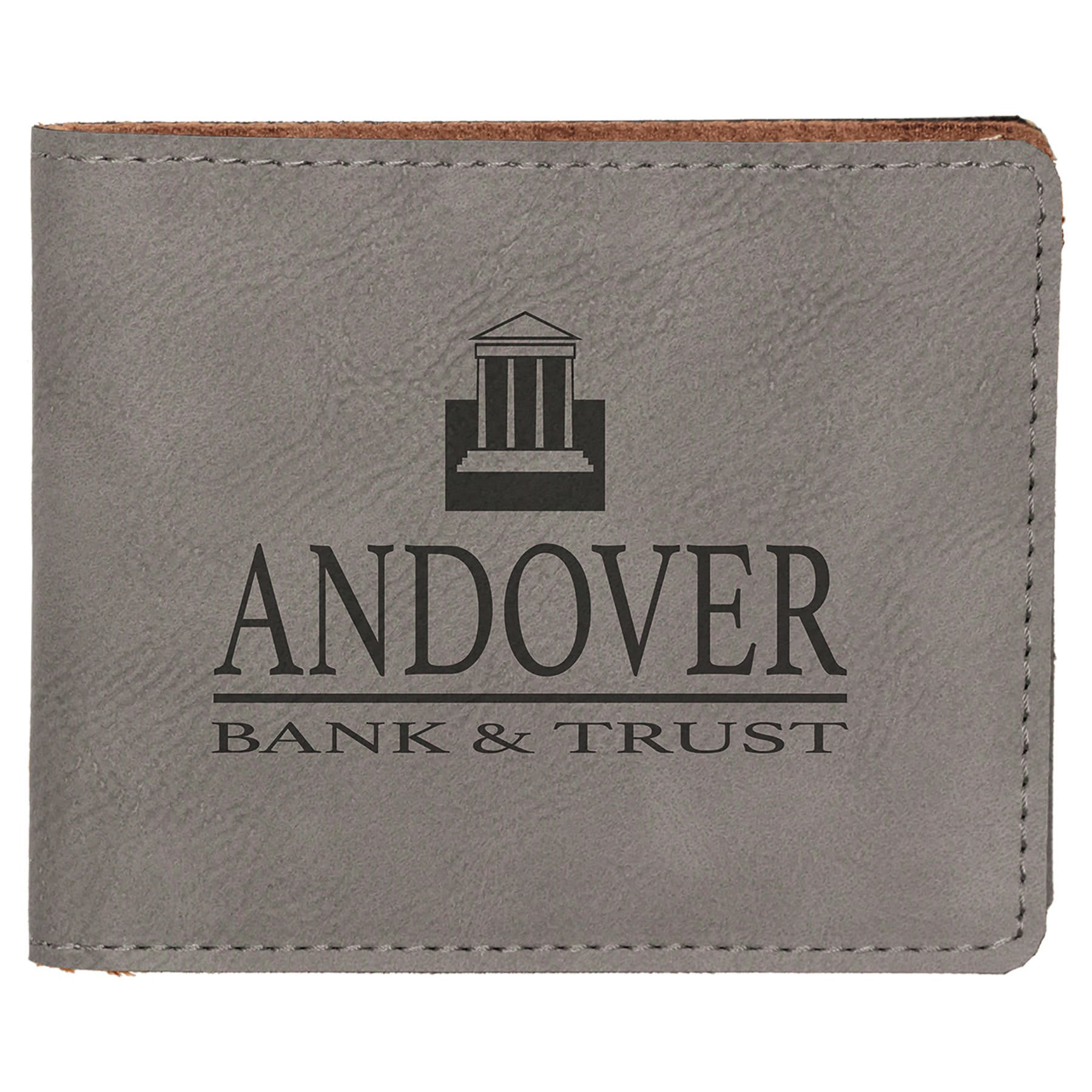 Personalized Leather Bifold / trifold Wallet w/ ID insert RFID