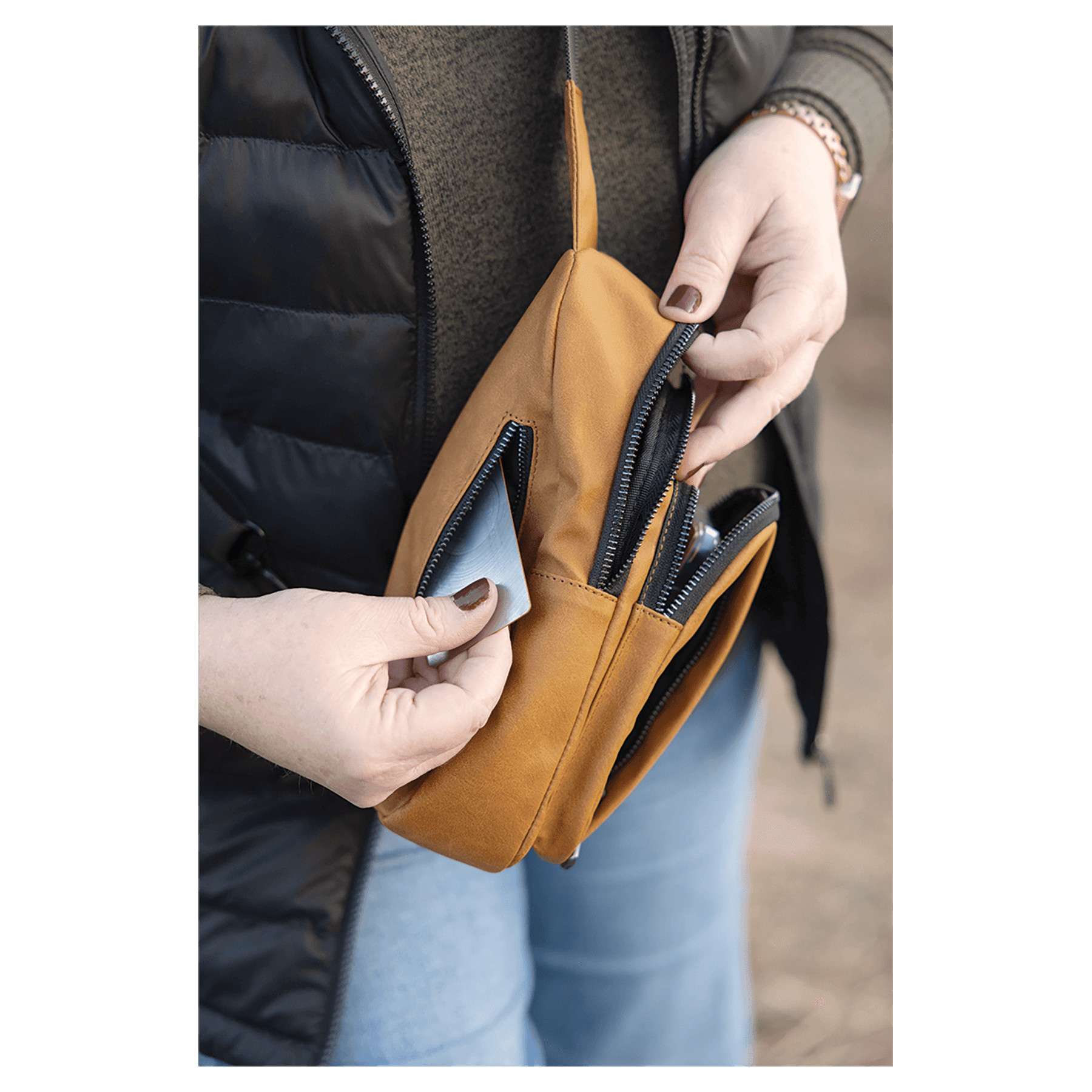 Personalized Explorer Crossbody Bag – Laserable Leatherette