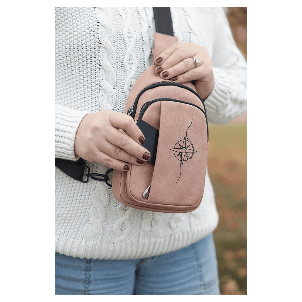 Personalized Explorer Crossbody Bag – Laserable Leatherette