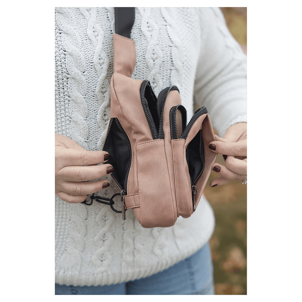 Personalized Explorer Crossbody Bag – Laserable Leatherette