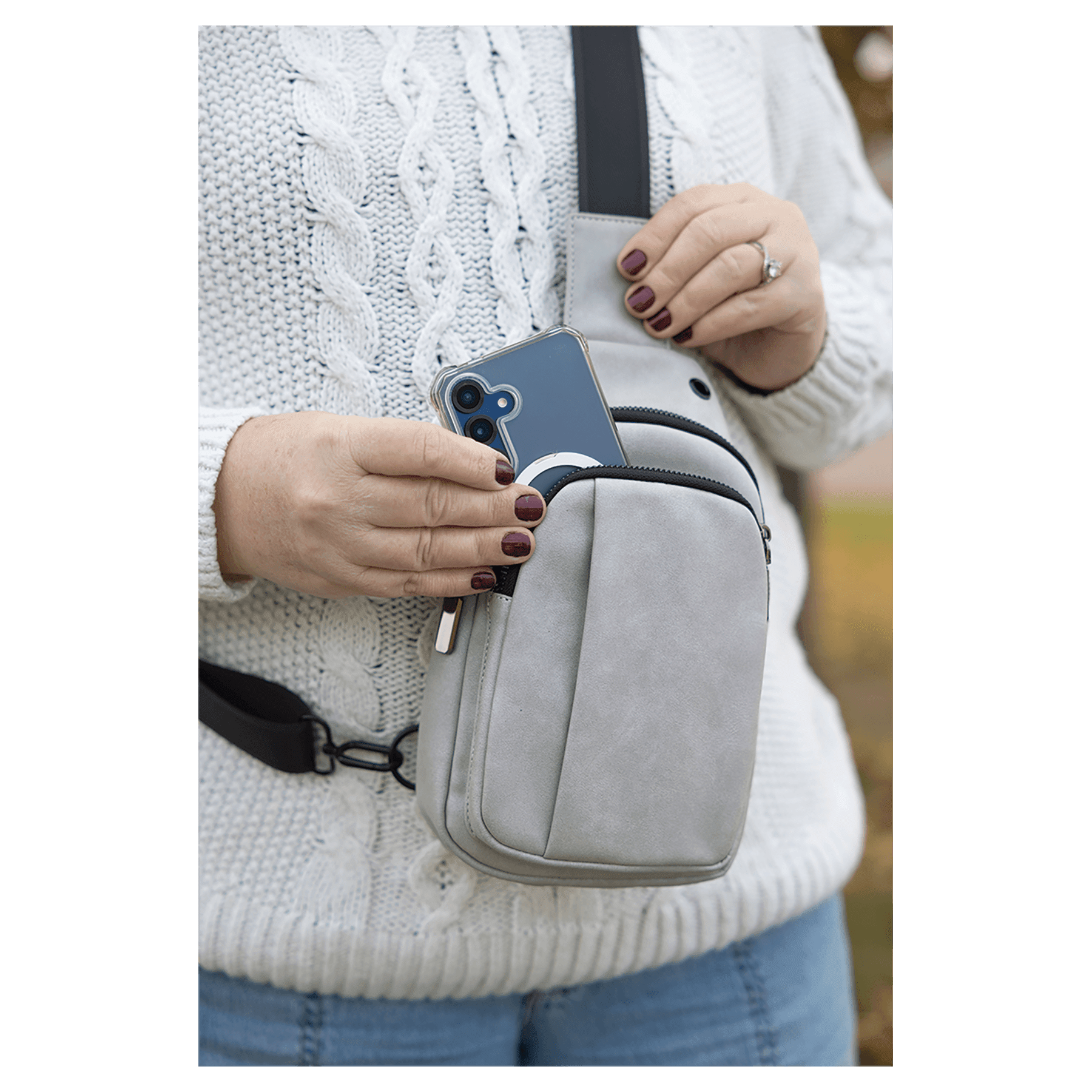 Personalized Explorer Crossbody Bag – Laserable Leatherette