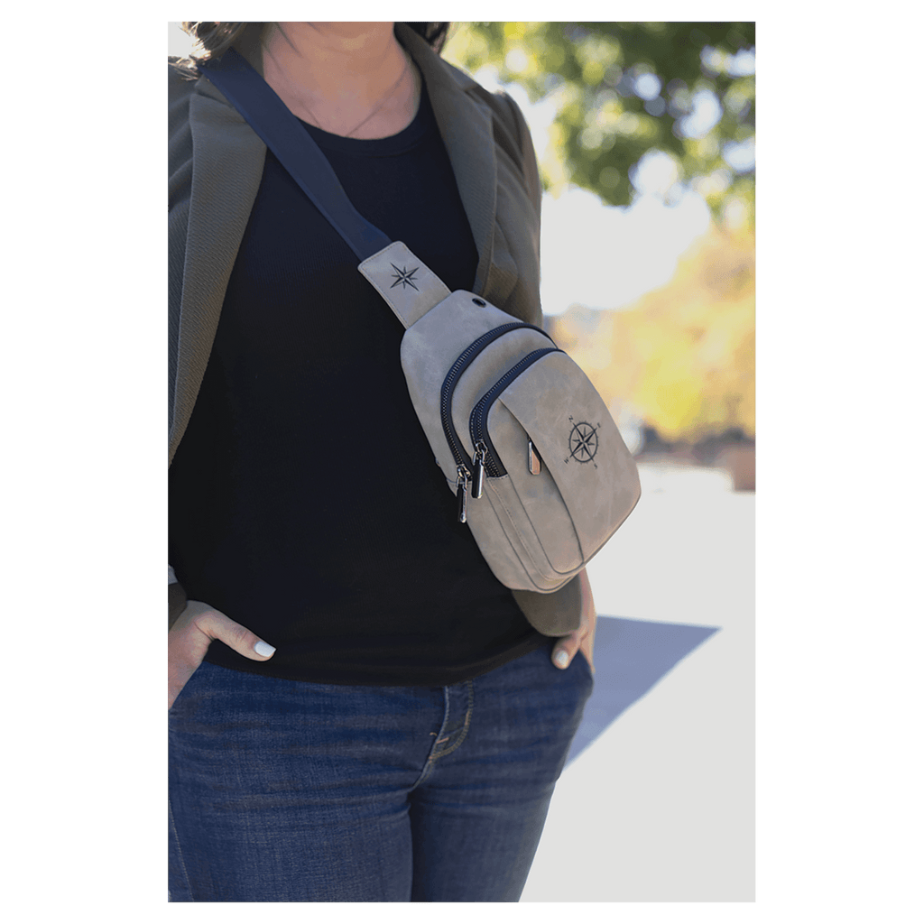 Personalized Explorer Crossbody Bag – Laserable Leatherette