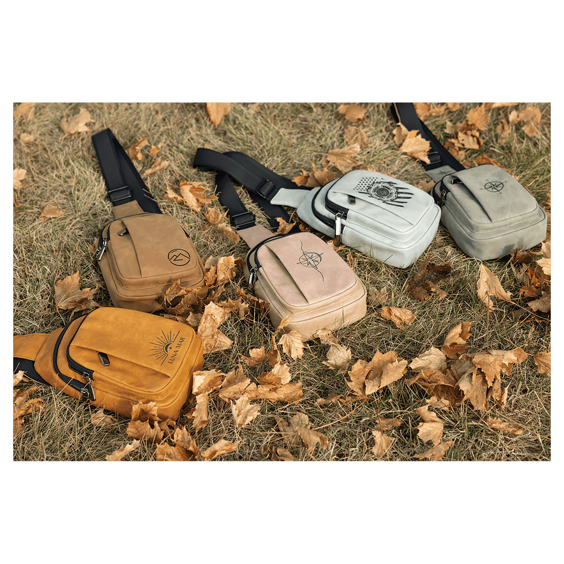 Personalized Explorer Crossbody Bag – Laserable Leatherette