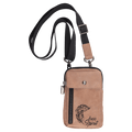 Vegan Leather Crossbody Bag RFID Protected