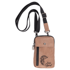 Vegan Leather Crossbody Bag RFID Protected (predesigned-add your name)