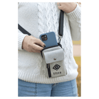 Vegan Leather Crossbody Bag RFID Protected (predesigned-add your name)