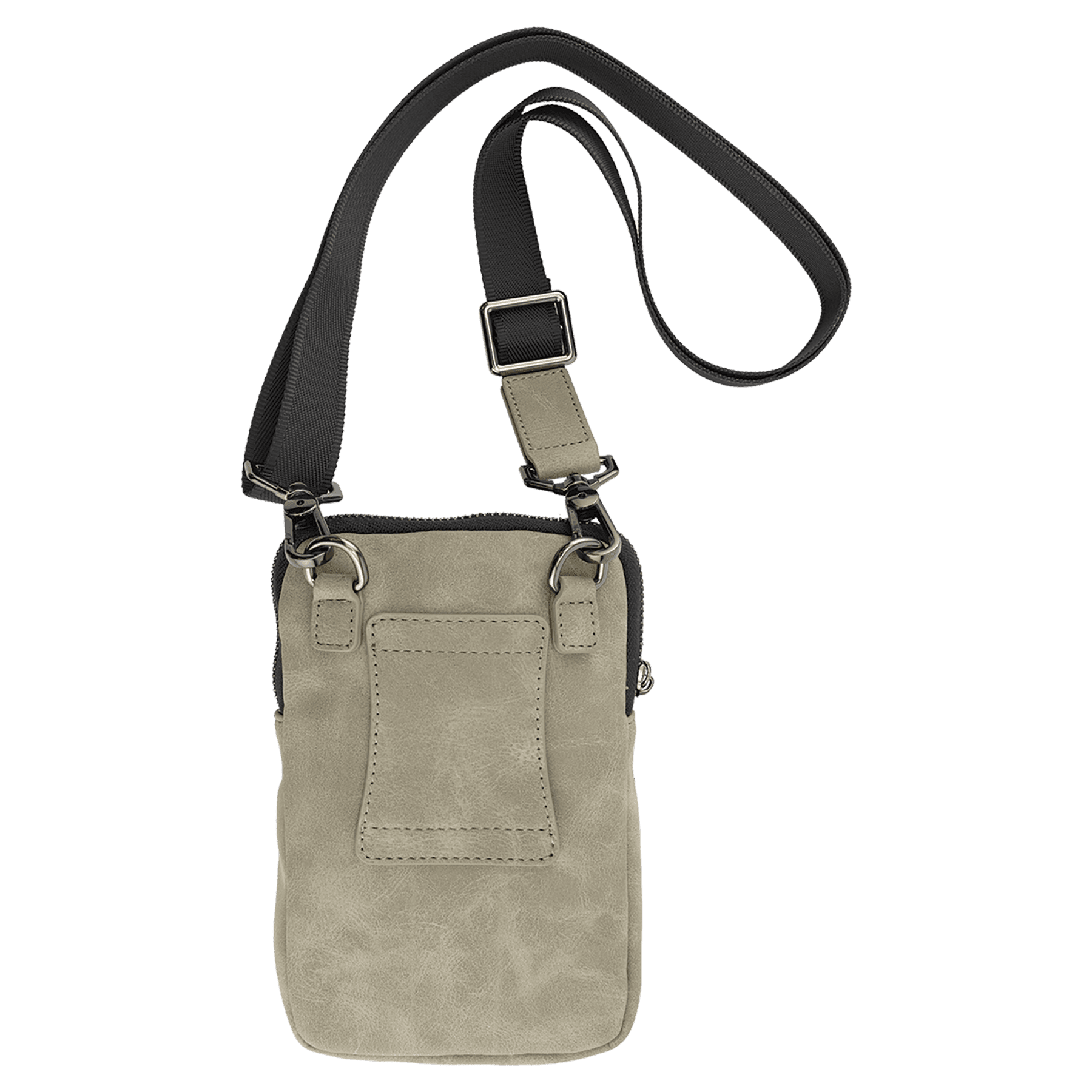 Vegan Leather Crossbody Bag RFID Protected