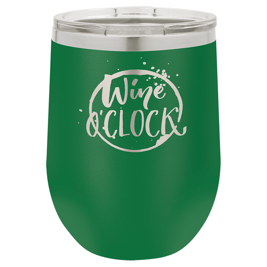 Customized 12 oz Stemless Wine Tumbler with Standard Lid