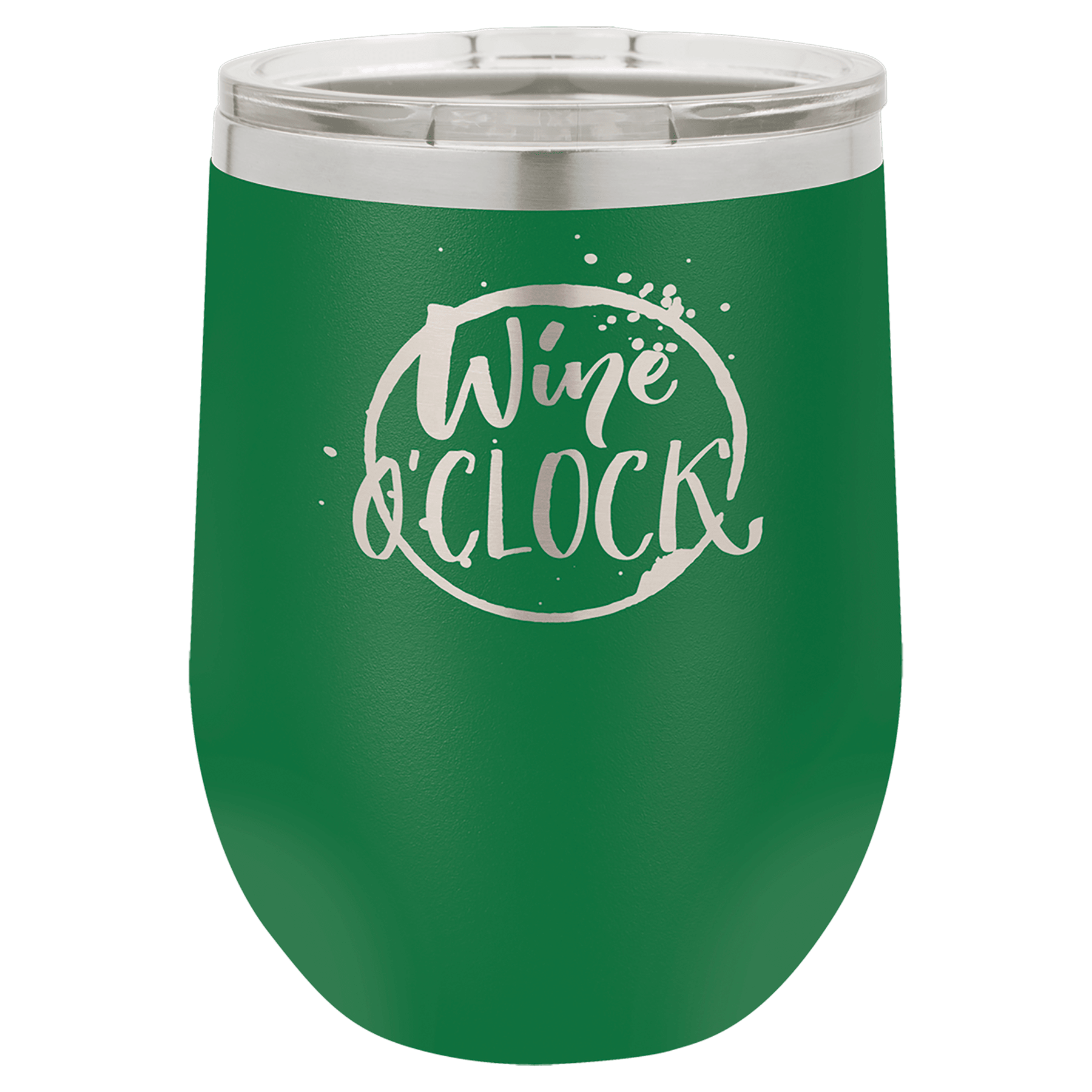 Customized 12 oz Stemless Wine Tumbler with Standard Lid