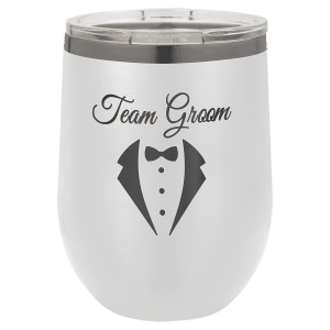 Customized 12 oz Stemless Wine Tumbler with Standard Lid