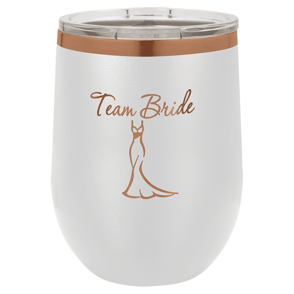 Customized 12 oz Stemless Wine Tumbler with Standard Lid