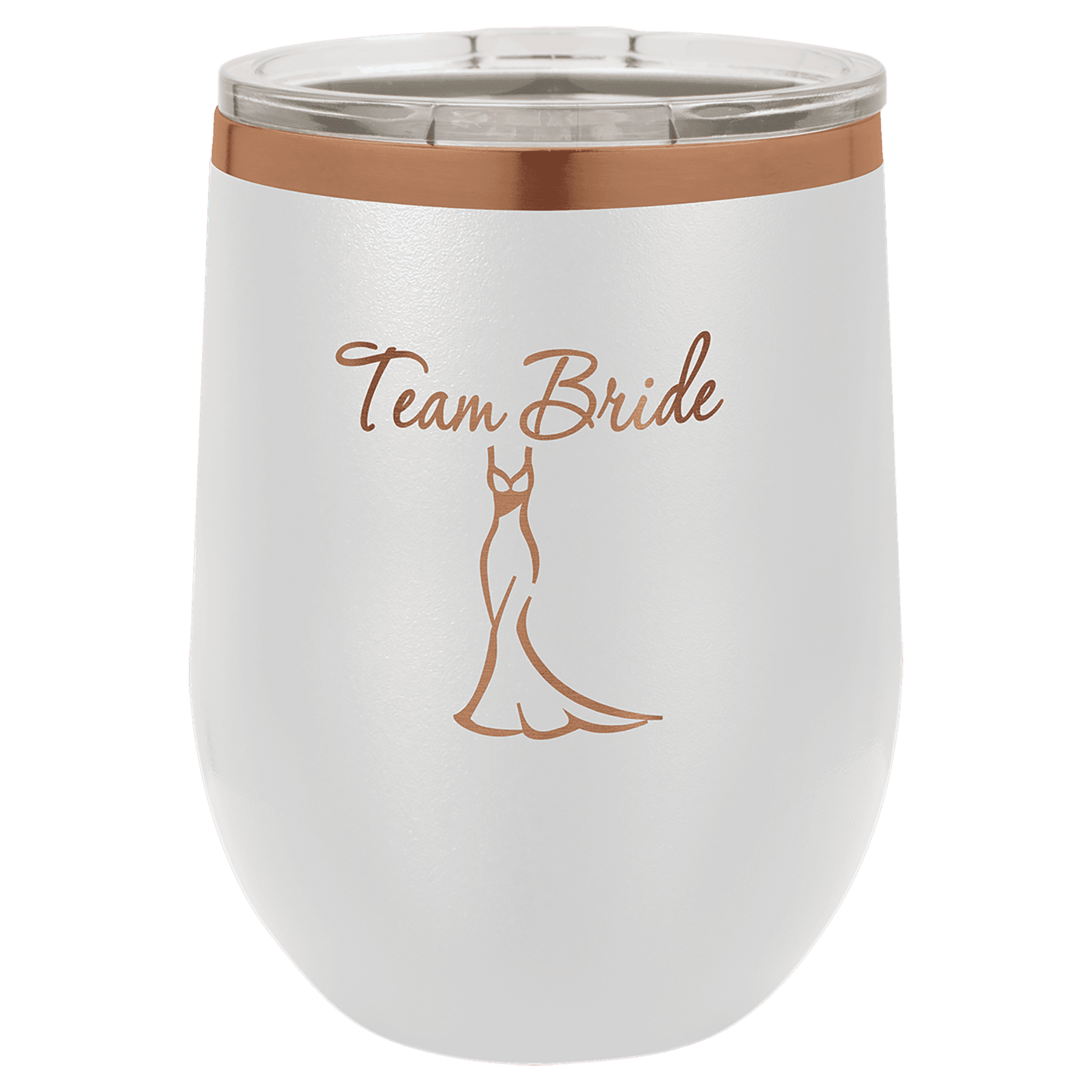 Customized 12 oz Stemless Wine Tumbler with Standard Lid
