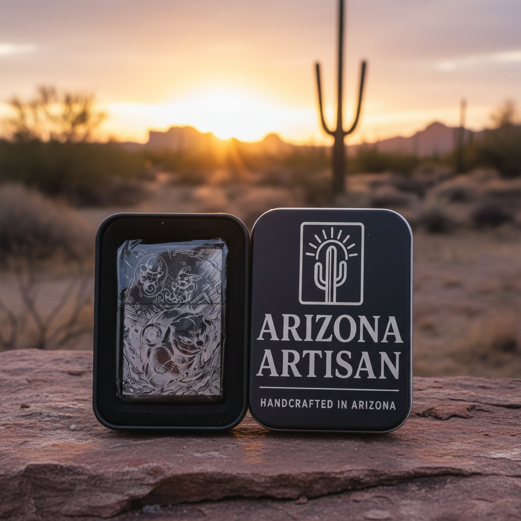 Arizona Artisan Engraved Lighter - Outdoor