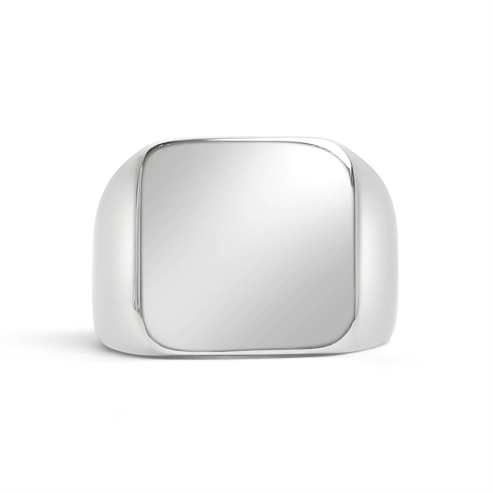 Custom Engraved Stainless Steel Signet Ring