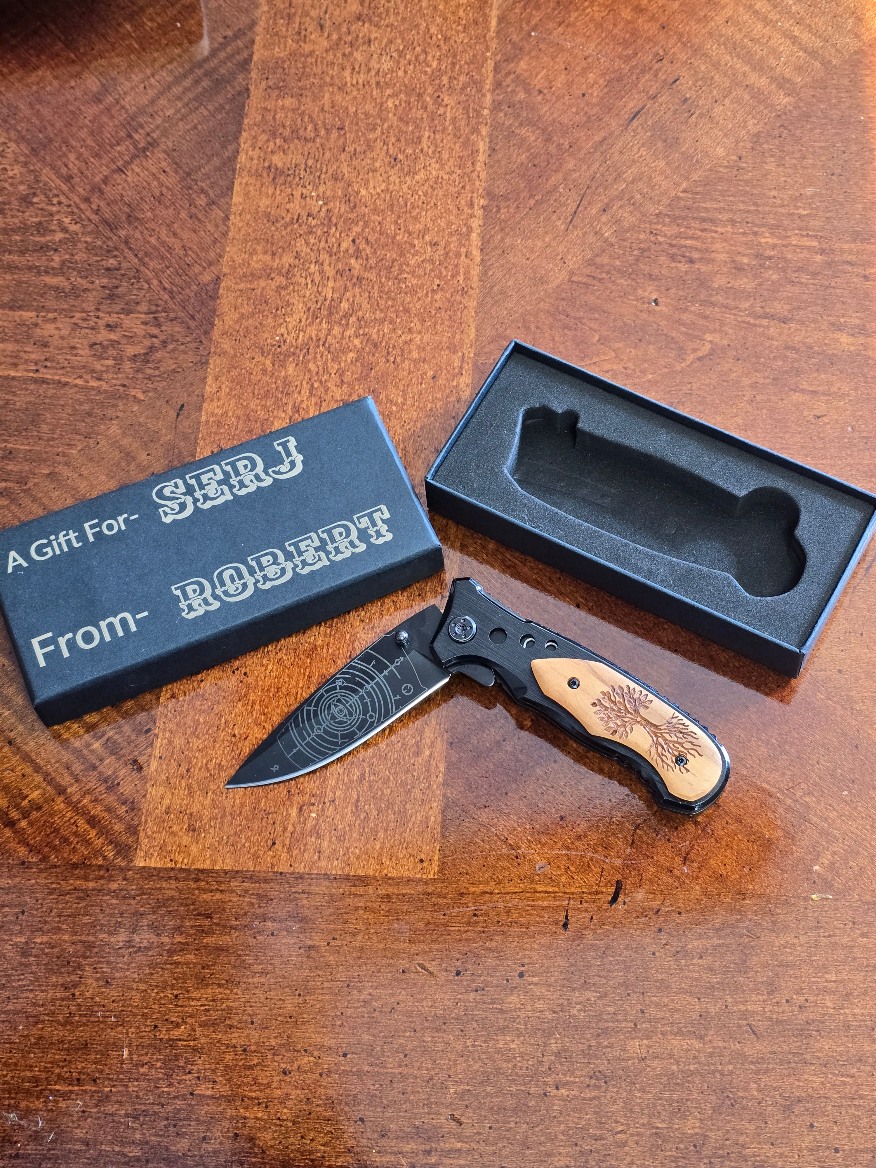 Custom Engraved Folding Pocket Knife