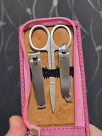 7-Piece Personalized Leatherette Manicure Set (predesigned- Add your name)