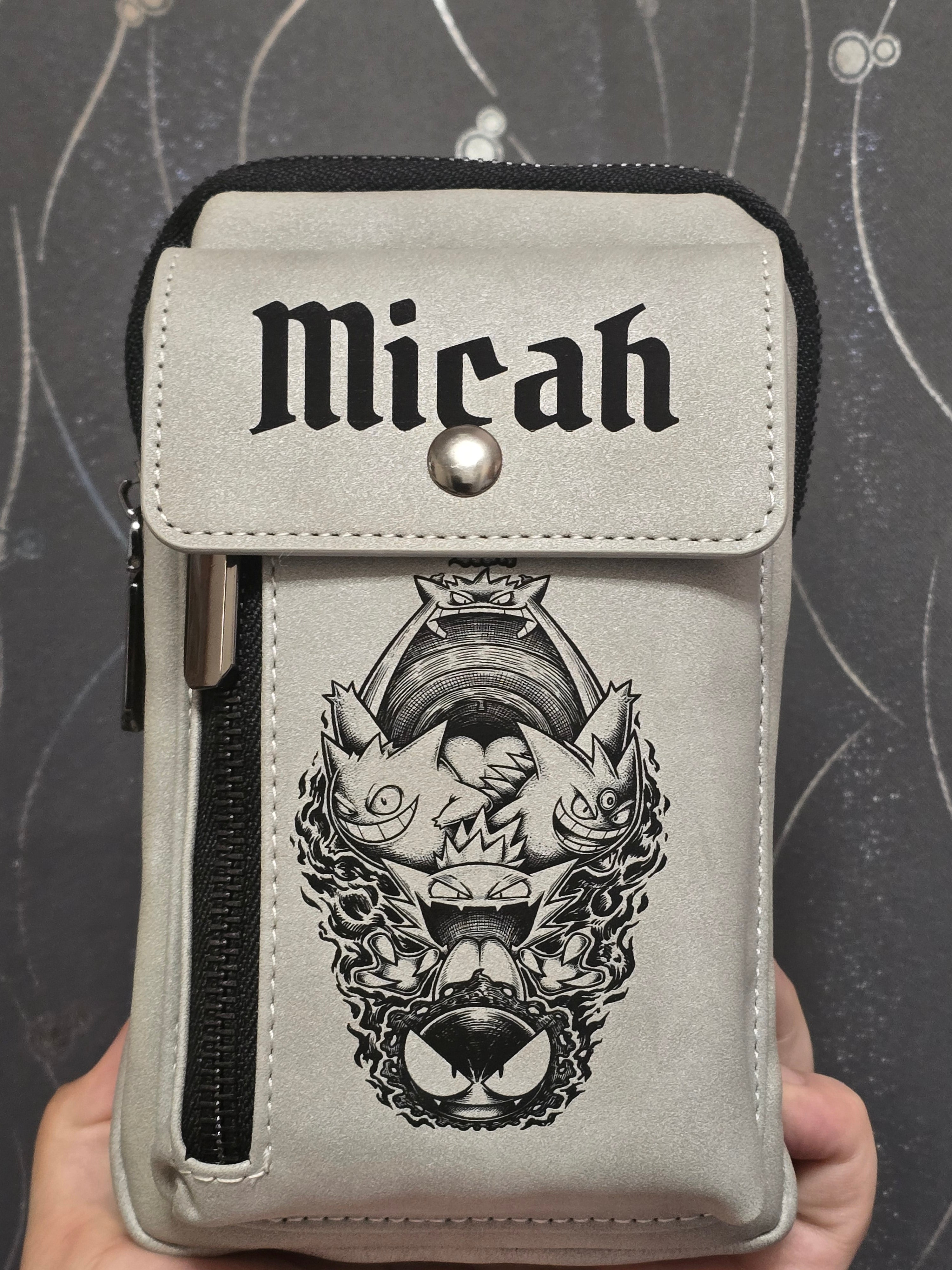 Vegan Leather Crossbody Bag RFID Protected