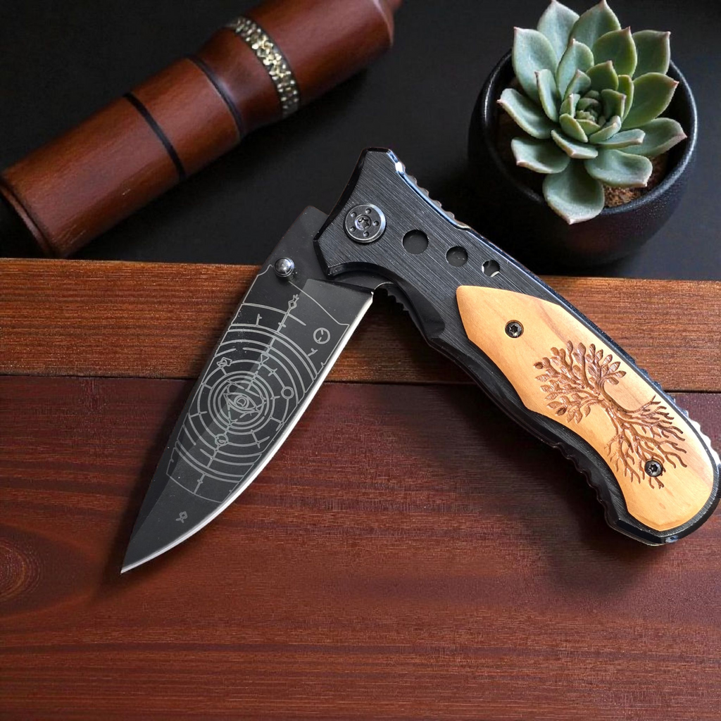 Custom Engraved Folding Pocket Knife