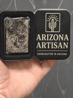 Metal Lighter and case (Predesigned- Add a name)