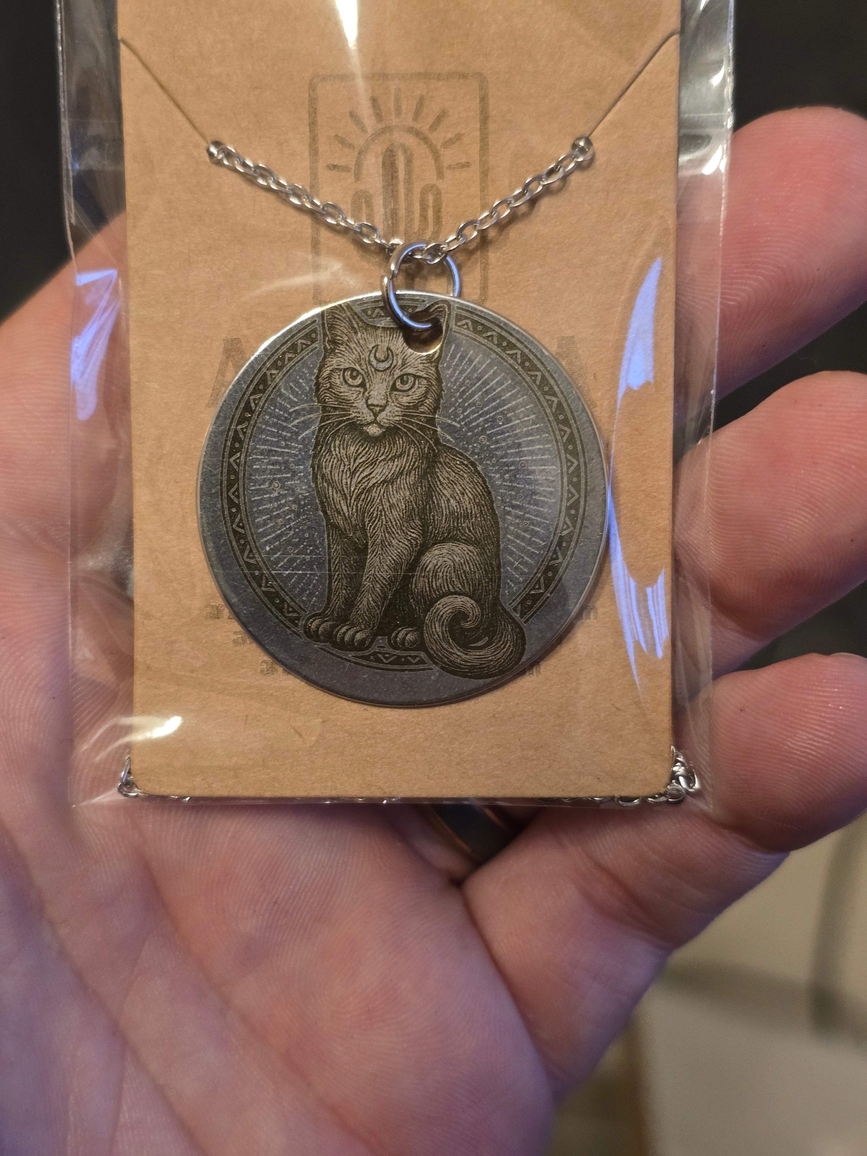 Custom Engraved Graphic Pendant Necklace