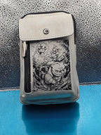 Vegan Leather Crossbody Bag RFID Protected (predesigned-add your name)