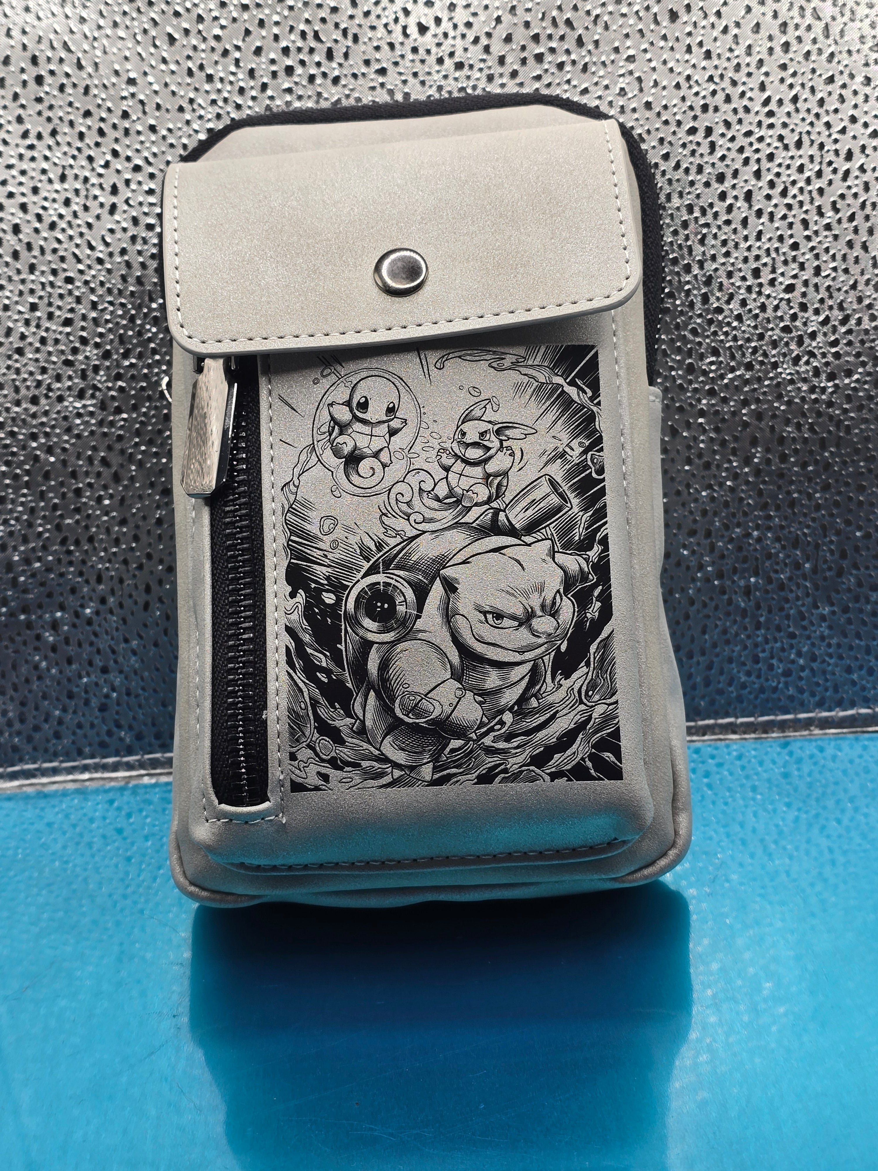 Vegan Leather Crossbody Bag RFID Protected