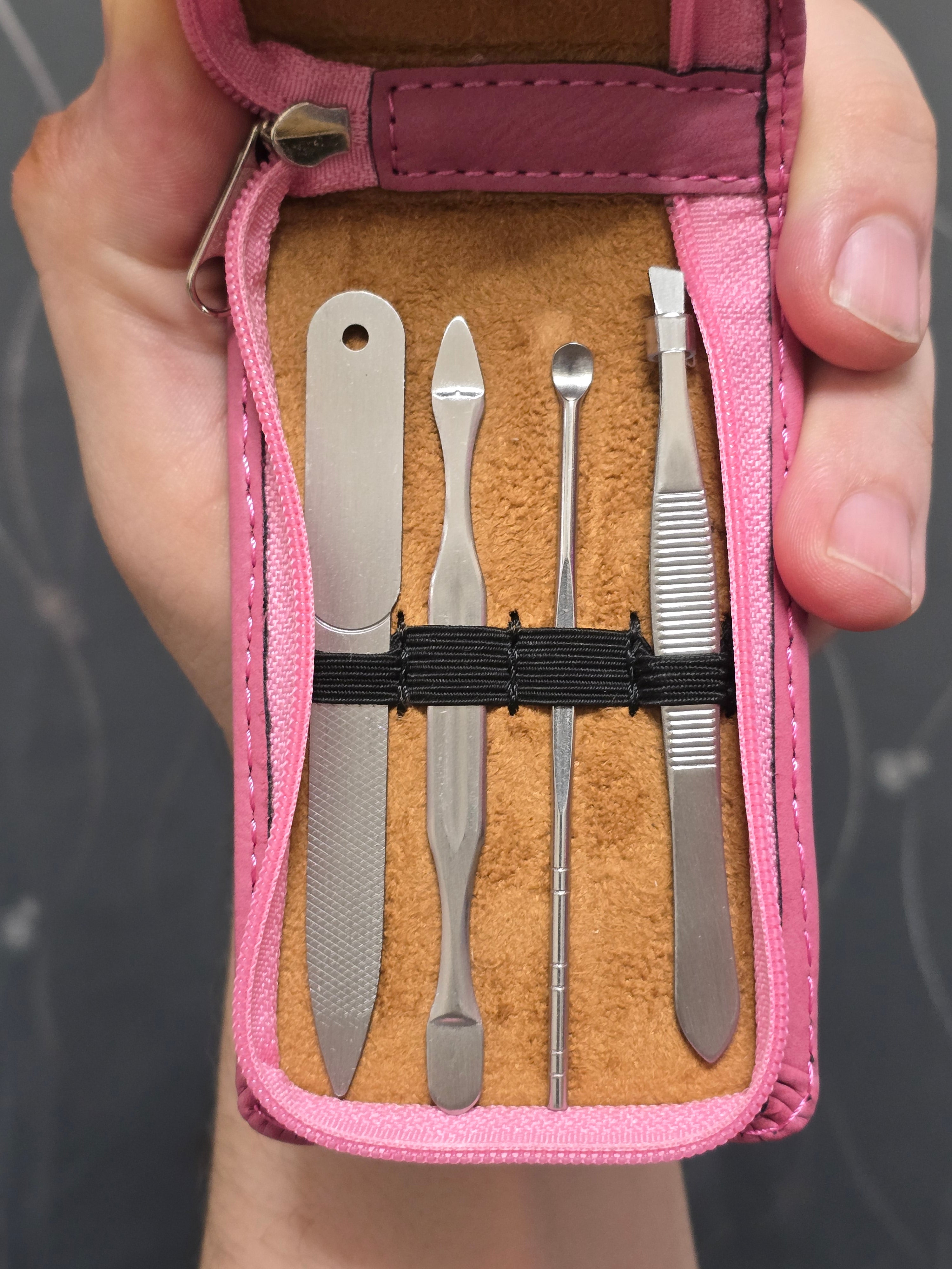 7-Piece Personalized Leatherette Manicure Set (Customize Your Own)